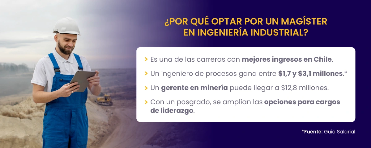 Razones para optar por un Magíster en Ingeniería Industrial.