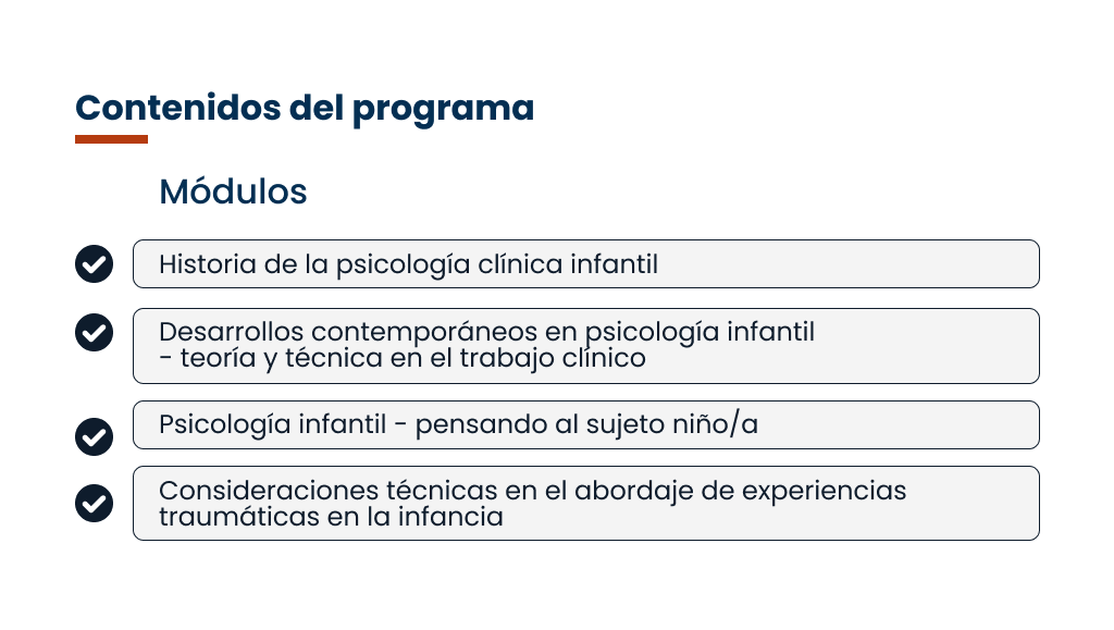 Diplomado en. Psicología Clínica Infantil