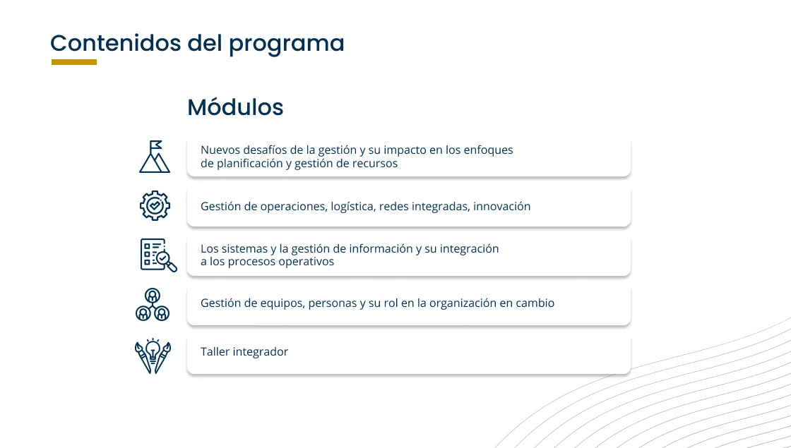 Plan de Estudios Diplomado en Gestión Moderna de Instituciones de Salud