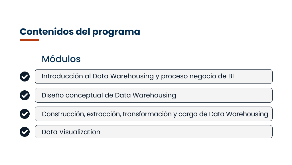 Plan de Estudios Diplomado en Big Data & Business Intelligence