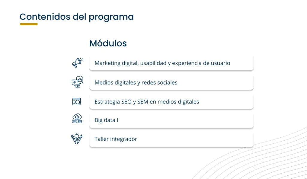 Diplomado en Data Analytics para el Marketing Digital