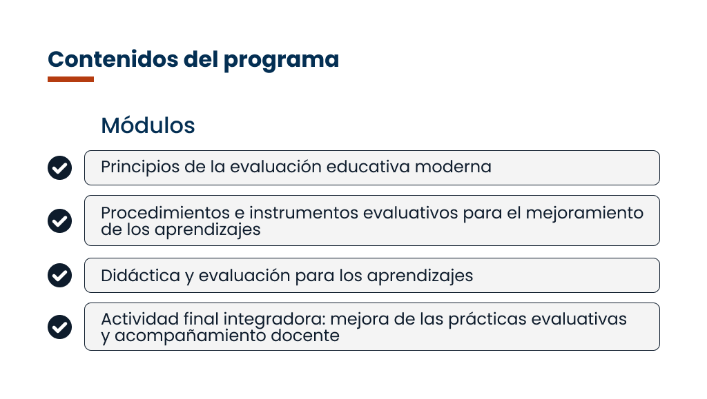 Diplomado en Evaluación Educativa para los Procesos de Aprendizaje