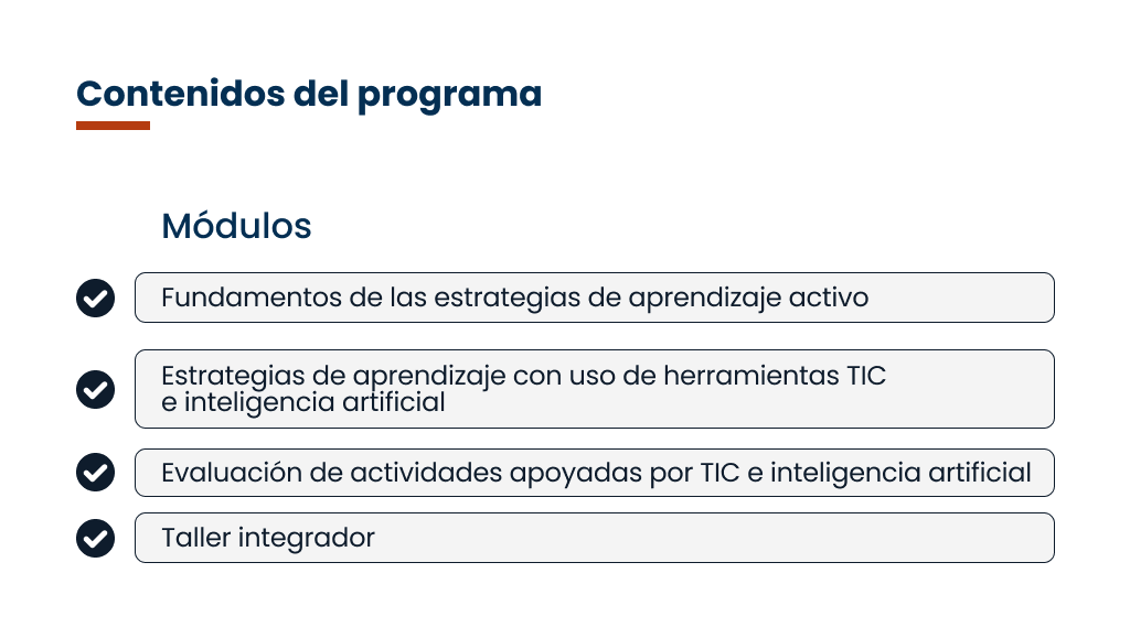 Diplomado en Herramientas TIC e Inteligencia Artificial para el Aprendizaje en el Aula 