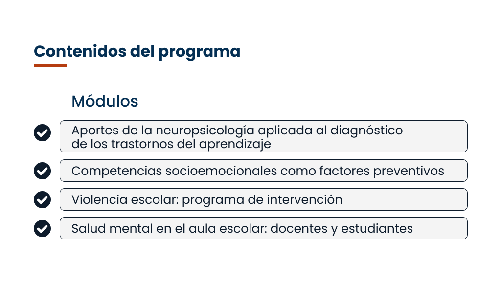 Diplomado en Psicología Educacional