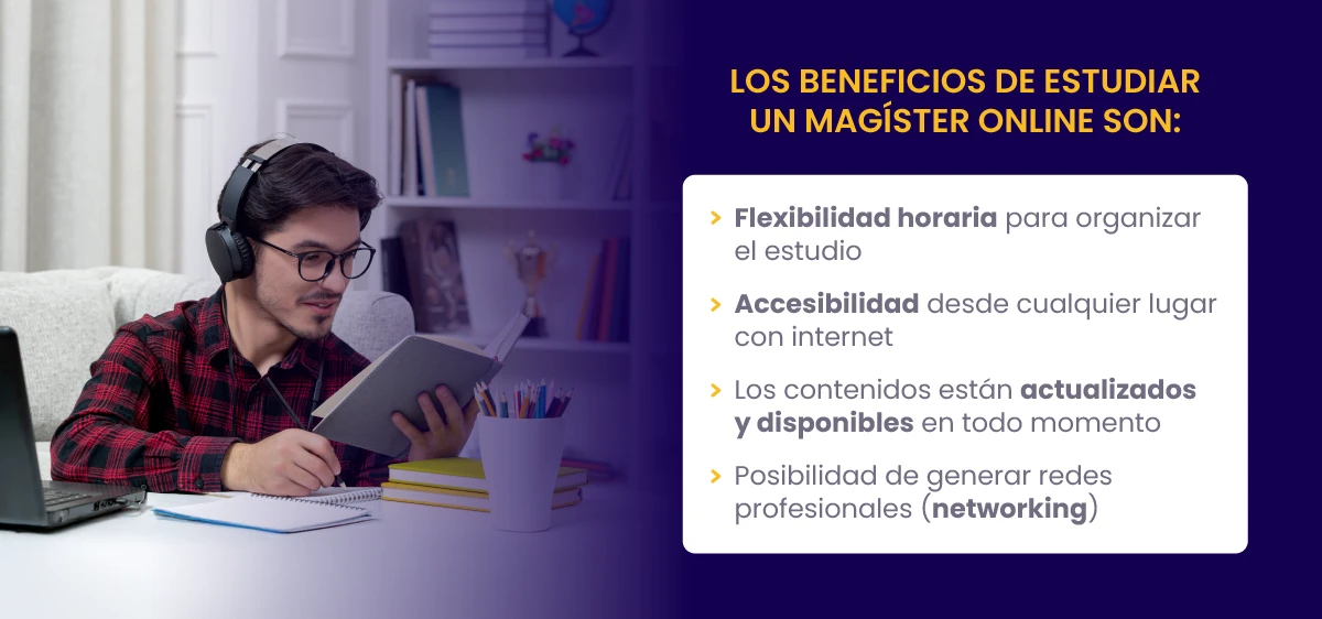 Beneficios del magíster en educación online.