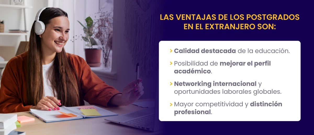 Ventajas de los postgrados en el extranjero​.