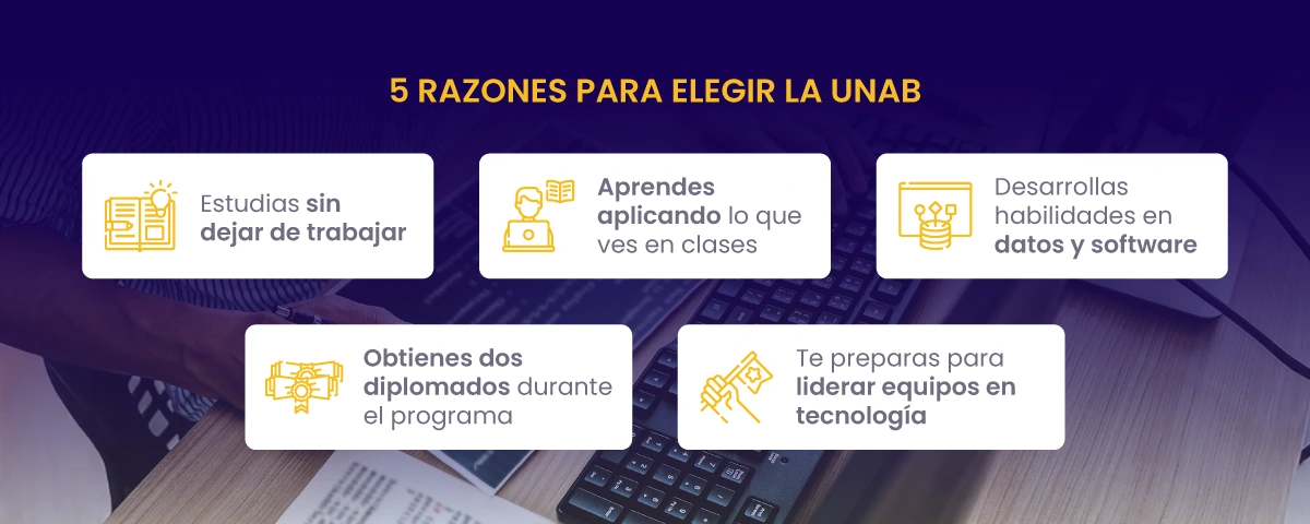 Estudias sin dejar de trabajar y te formas en tecnología.