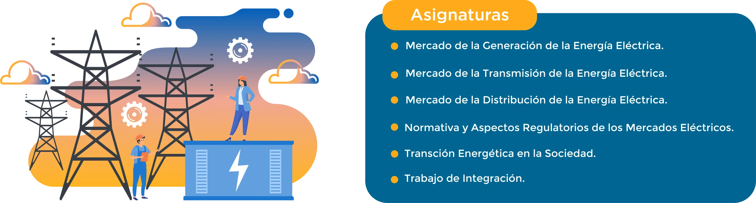 Plan de estudios | Diplomado en los Mercados Eléctricos y Transición Energética