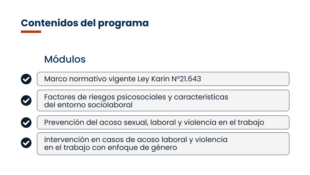Plan de Estudios Diplomado en Prevención y Gestión del Acoso Laboral y la Violencia en el Trabajo