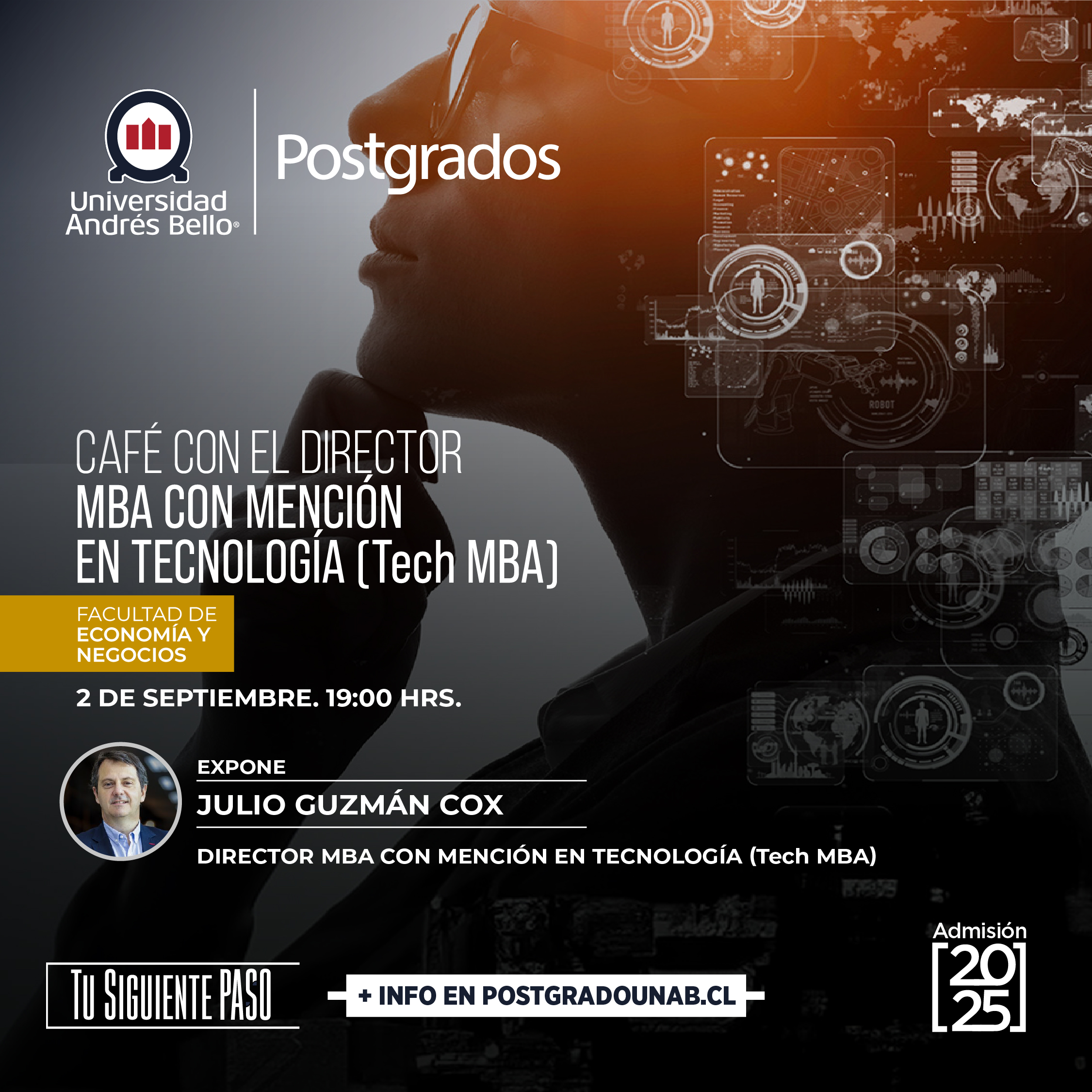 CAFE CON EL DIRECTOR POST MBA CON MENCION EN TECNOLOGIA