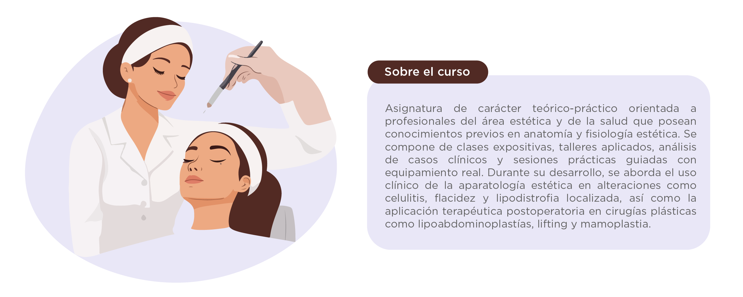 Curso de Aparatología Aplicada a Estética y Postoperatorio de Cirugía Plástica 