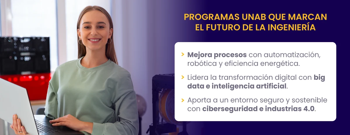 Programas UNAB: automatización, IA, big data y ciberseguridad