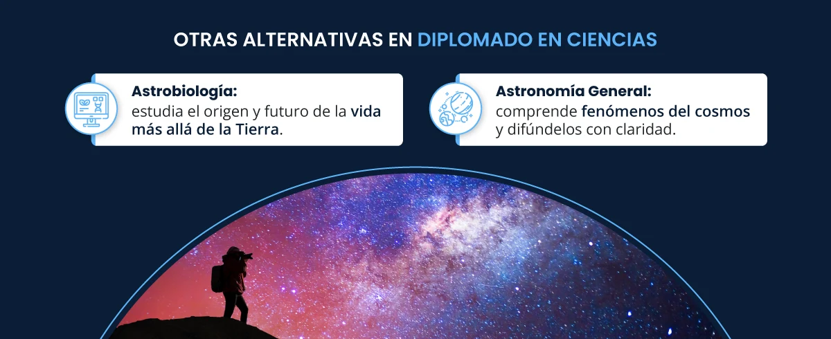  Otras alternativas en Diplomado en Ciencias: Astrobiología y Astronomía