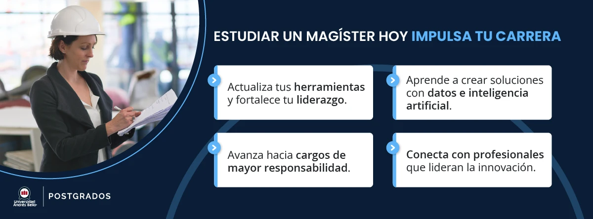 Un Magíster potencia tu liderazgo y habilidades tecnológicas