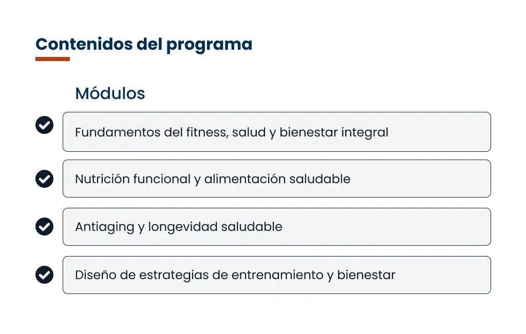 Plan de Estudios Diplomado en Fitness