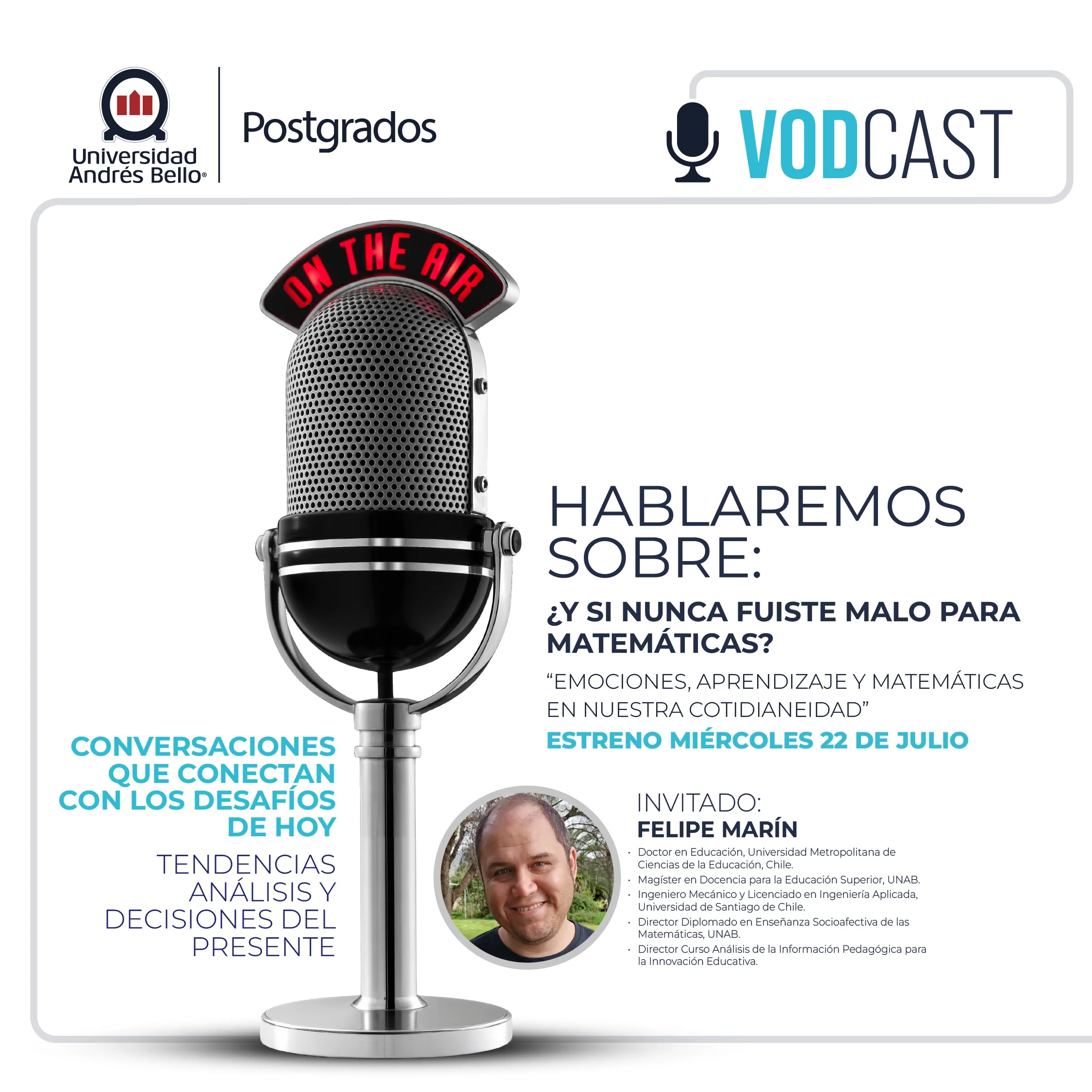 Vodcast: ¿Y si nunca fuiste malo para Matemáticas?