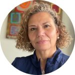Kelly Barahona, expositora Webinar: “Enfermería Oncológica en Chile: desafíos y oportunidades para la profesión y el cuidado de personas con cáncer”