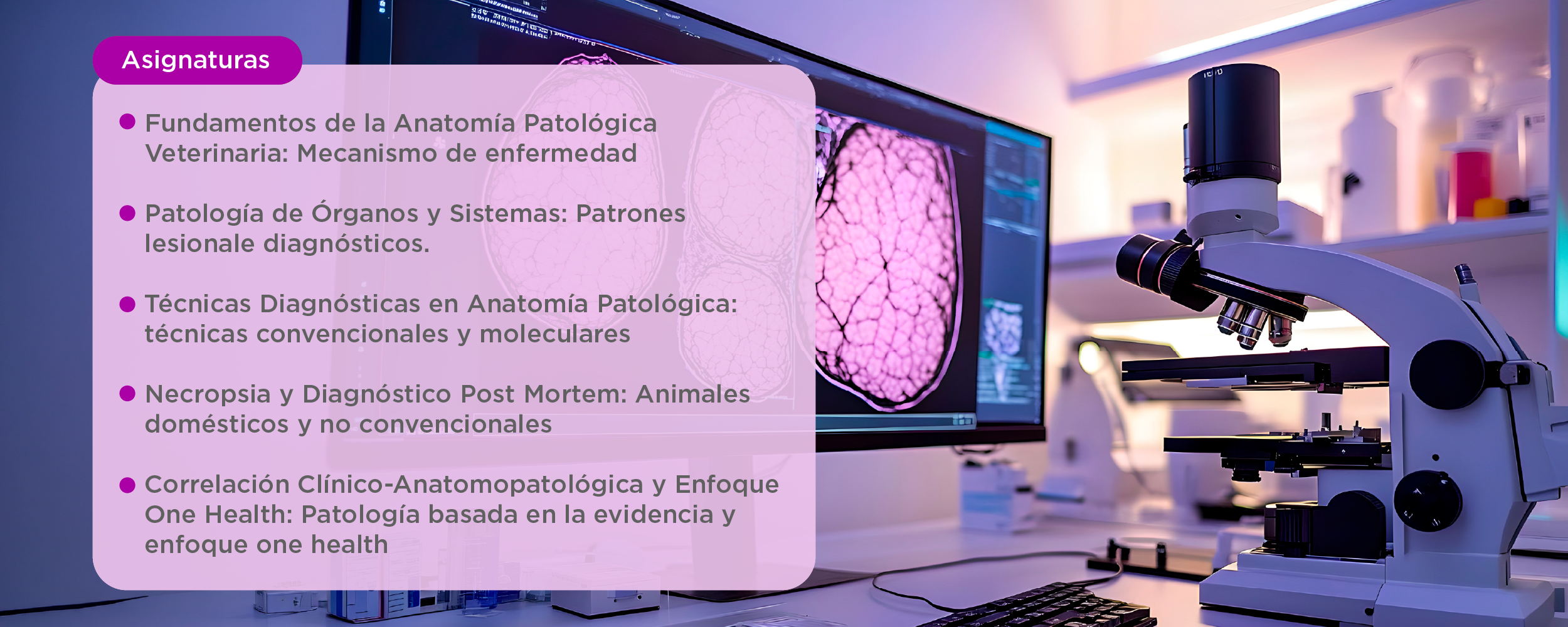 Diplomado en Patología Diagnóstica Veterinaria