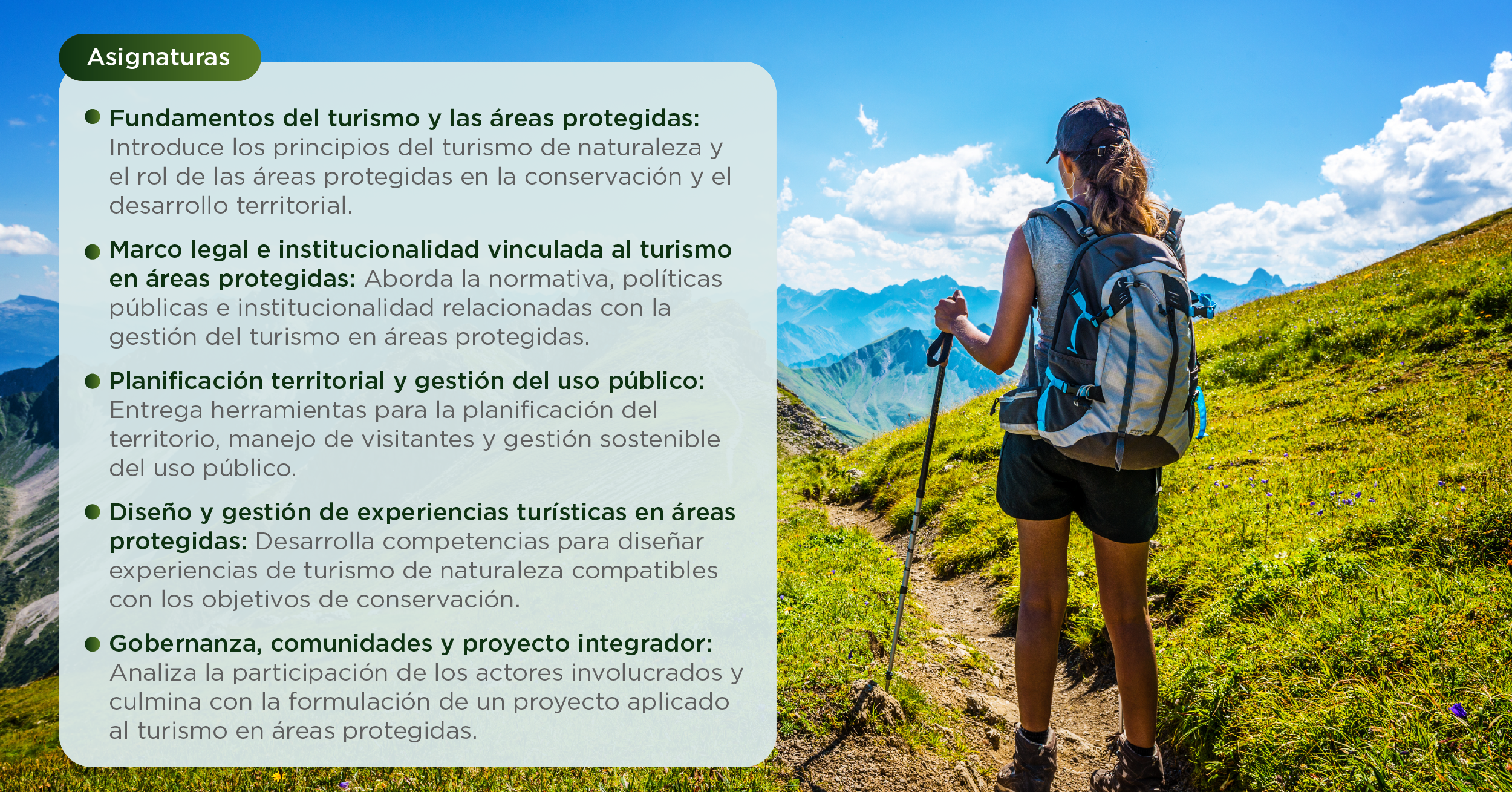 Plan de estudios diplomado en turismo en areas protegidas